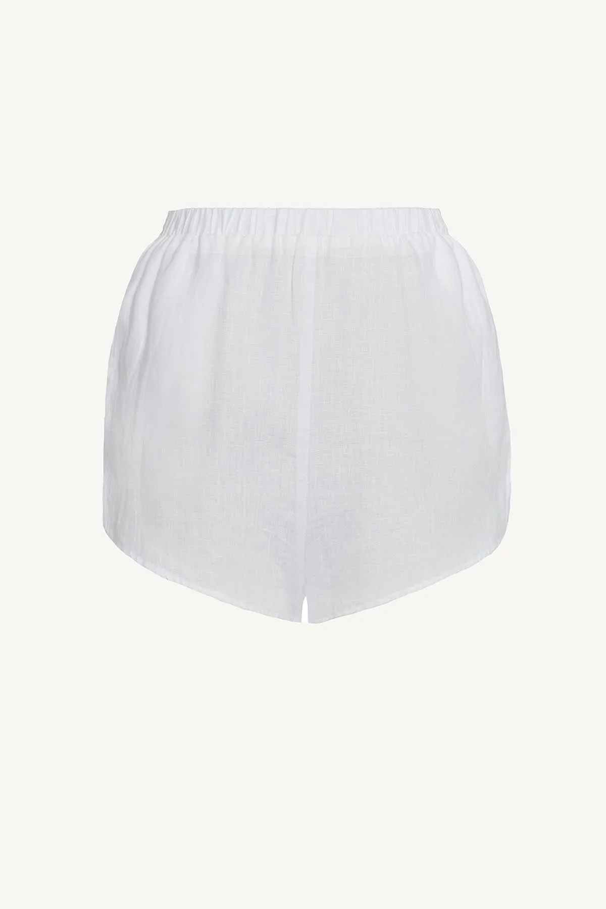 Tallows Linen Short - White EcoLinen