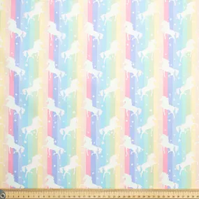 Unicorns & Rainbows Cotton Print