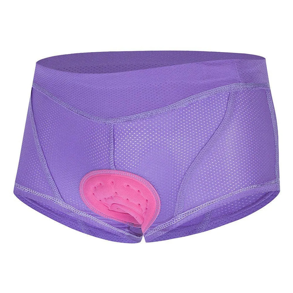 Women Cycling Underwear 3D Gel Padded Breathable Mesh MTB Bike Riding Biking Underwear Shorts