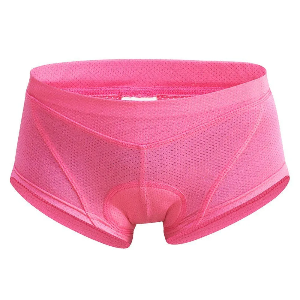 Women Cycling Underwear 3D Gel Padded Breathable Mesh MTB Bike Riding Biking Underwear Shorts