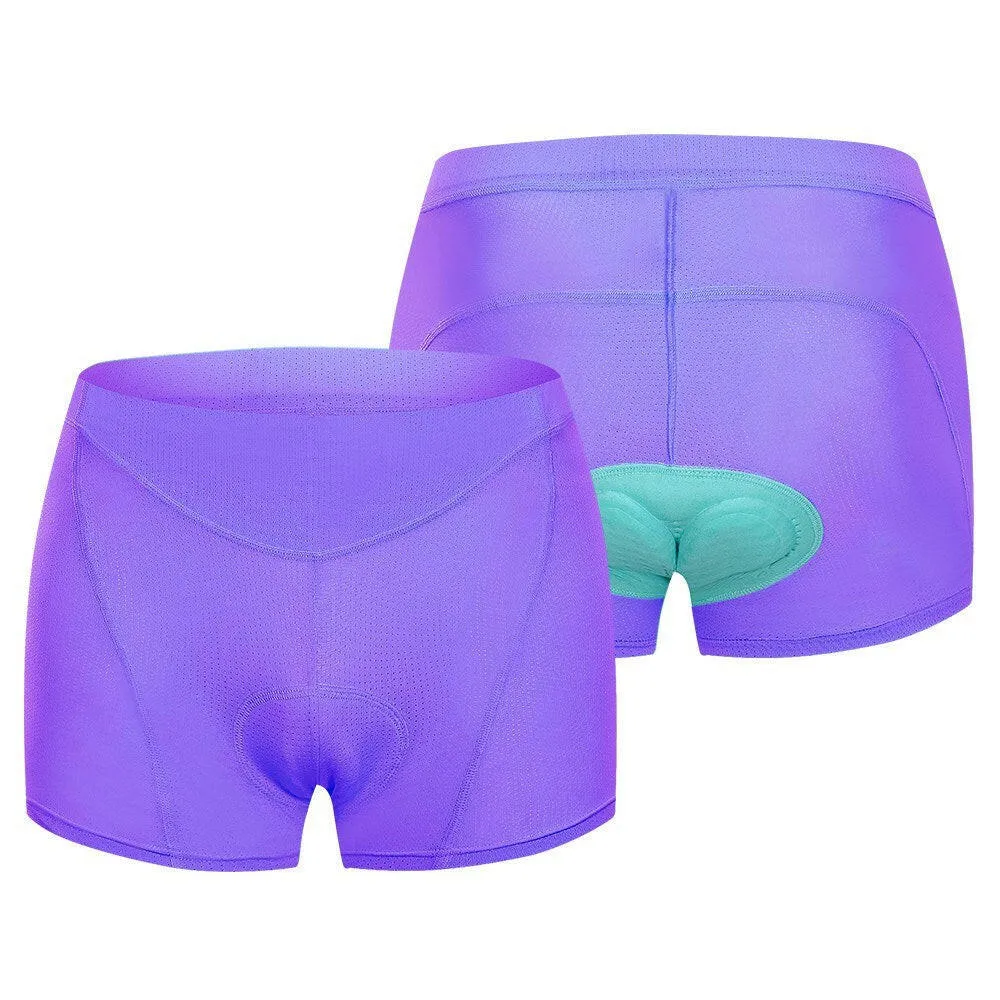 Women Cycling Underwear 3D Padded Breathable Mesh MTB Bike Riding Biking Underwear Shorts