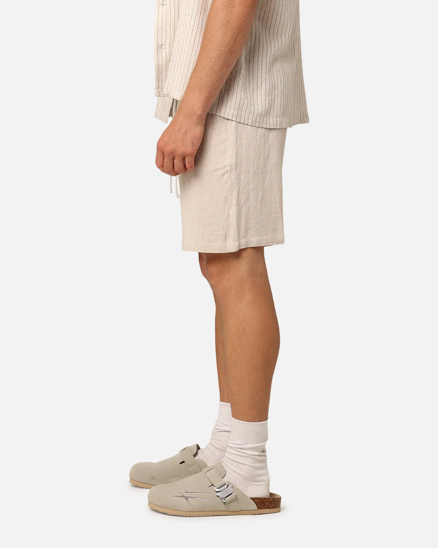 XXIII Ezrah Linen Shorts Oatmeal