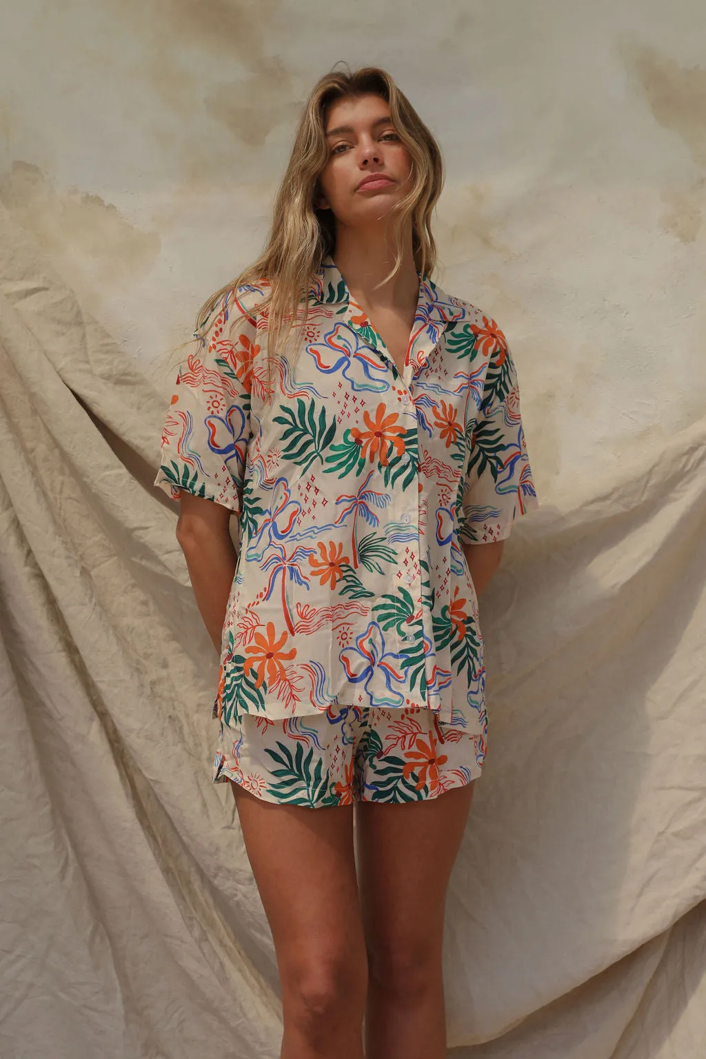 Zenni Linen Shirt - Island Hop